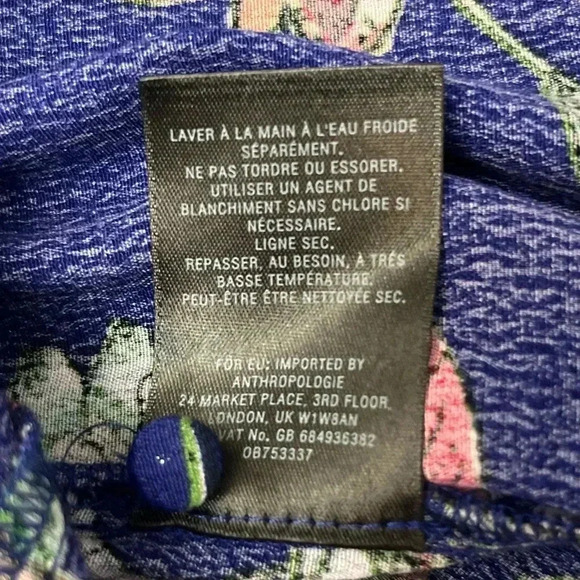 Maeve Maplewood Dress XS Long Sleeve Fit Flare Boho Floral Anthropologie EUC - Picture 12 of 15